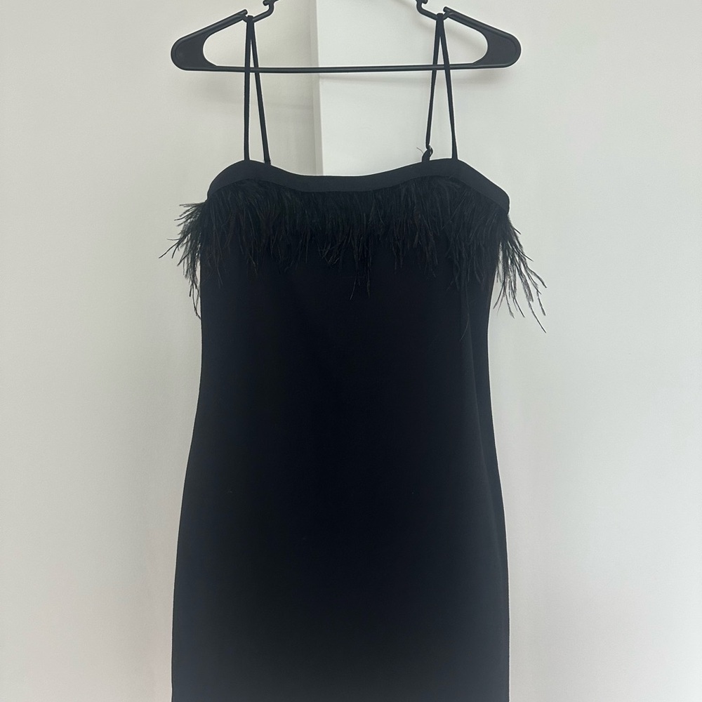 Wild Fable Black Sheath Cocktail Dress with Spaghetti Straps